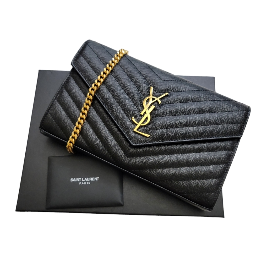 YSL Cassandre Matelasse Chain Wallet